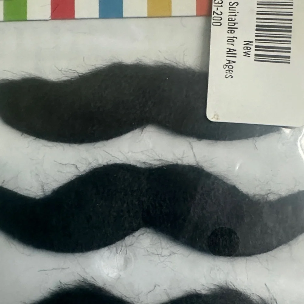 Oriental Trading Black Mustache Set-36 - Picture 7 of 8